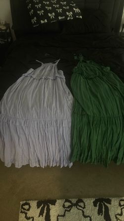 Tiered Ruffle Maxi Dresses – Set of 2