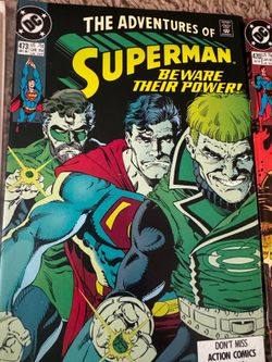 The adventures of Superman lot. (37 comics)