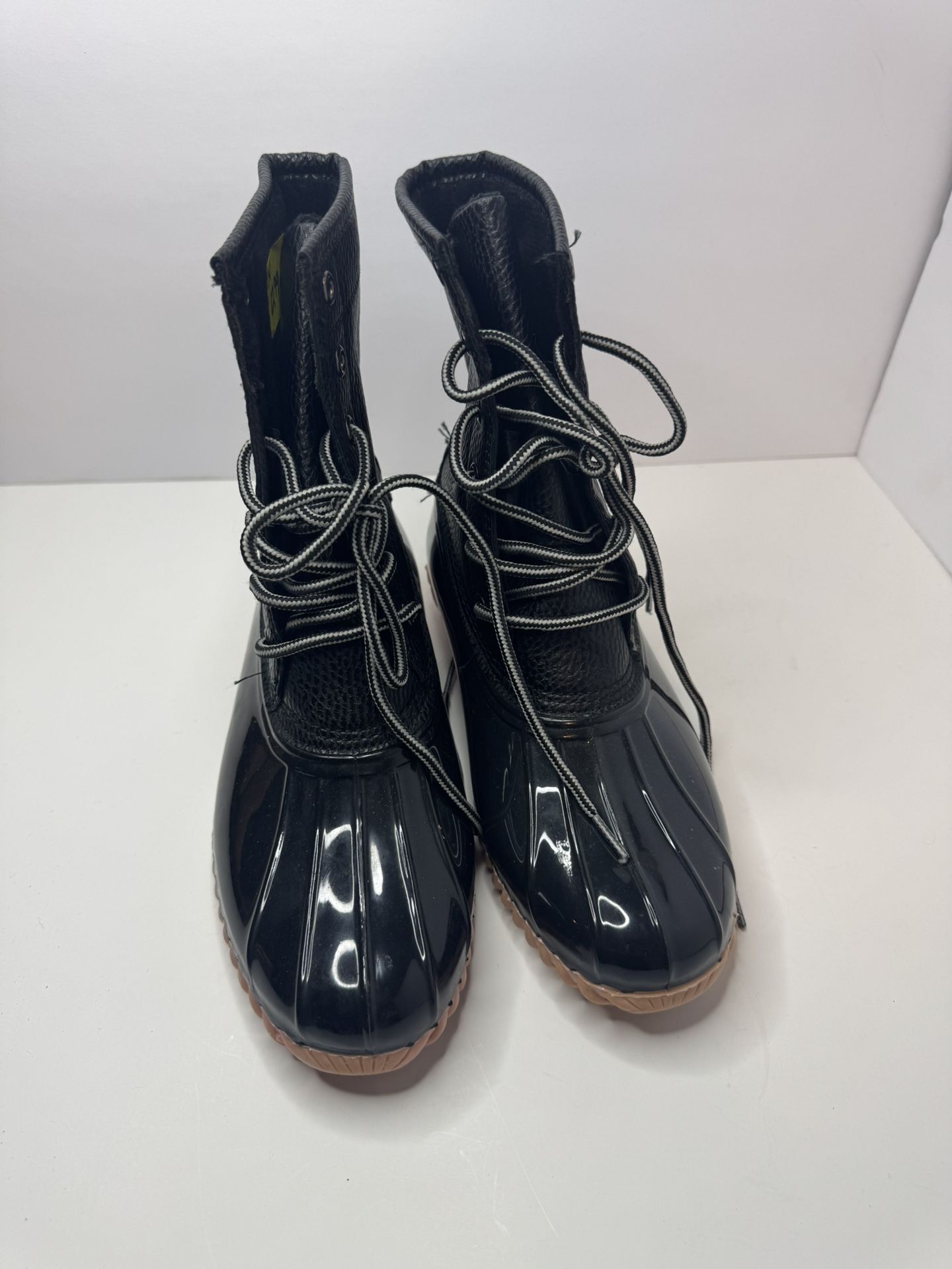 Sporto 'Dakota Peeble'Black Winter /Rain Boots Size 7M