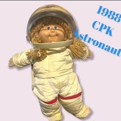 Vintage 1988 Astronaut Cabbage Patch Kid CPK Astronaut Doll