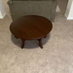 Bombay Mahogany Round Sitting Table