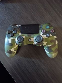 PS4 DualShock 4 Controller Green Camo
