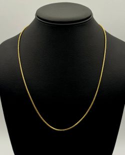 New Jewelry 14k yellow gold Franco necklace chain 24" 1.60mm width