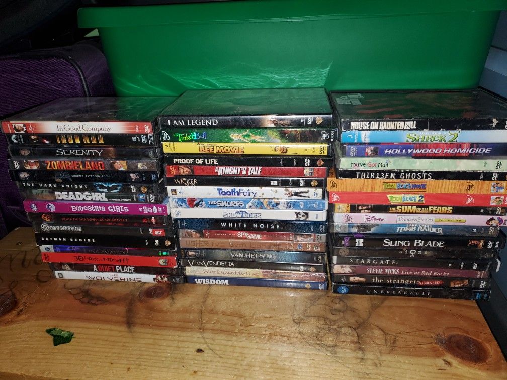 DVD Movie Collection! Over 40 Movies! Excellent Collection!