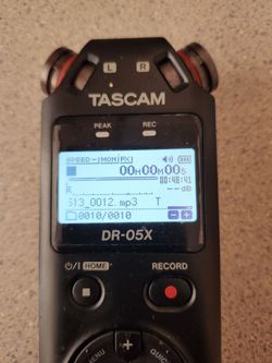 Used Tascam DR-05XP Portable Digital Audio Recorder