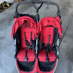 Britax- Double Stroller (Red)