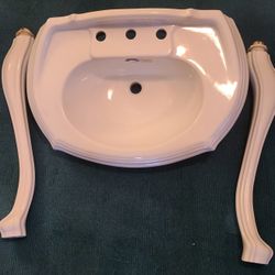Windsor Piano Sink with Legs & Faucet