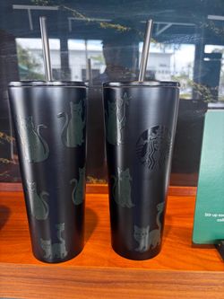 Starbucks Halloween special edition glow in the dark