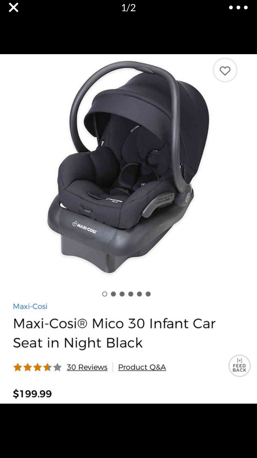 MAXI COSI INFANT CAR SEAT + BASE