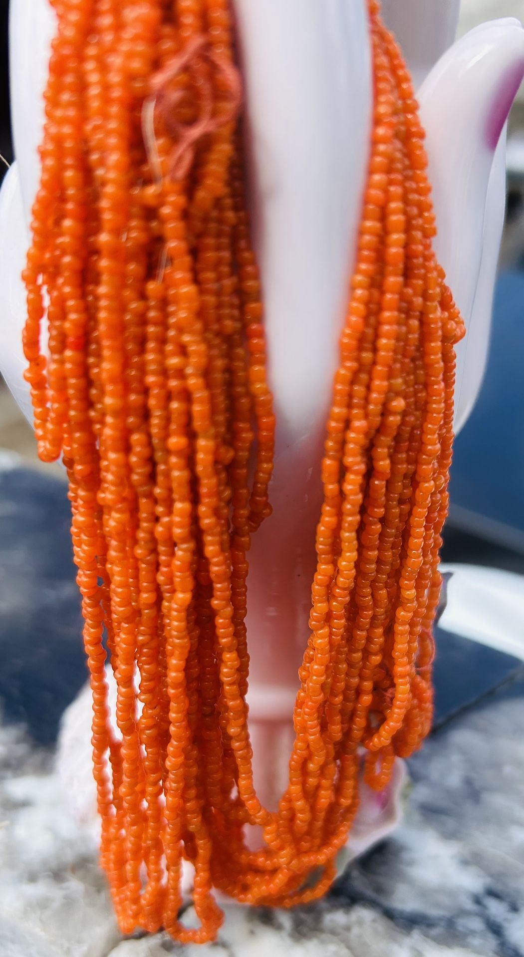Antique Natural Coral Beads, Make Up To 10 To 15 Necklaces