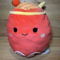 NEW 8" ODION Spicy Ramen & ILLIA Hot Sauce SQUISHMALLOW FLIPAMALLOW 2 in 1 PLUSH