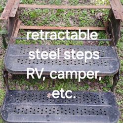 Retractable Steps For Camper, RV, Etc. 