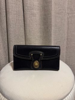 coach turnlock wallet