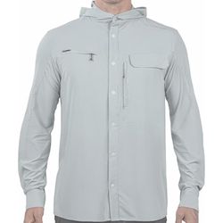 KastKing Baxter Pass UPF 50+ Long Sleeve Shirt with Hood Breathable, Quick-Dry, 4-Way Stretch, Multi Design for Outdoors