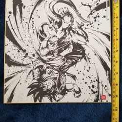 Anime Dragon balls. Shikishi board. Set of 3