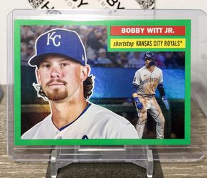 2023 Topps Archives - 1956 Topps Bobby Witt Jr. Aqua Refractor #72/99