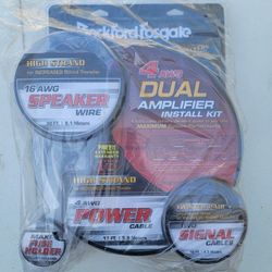 Rocksford Fosgate Dual Amp Wiring Kit