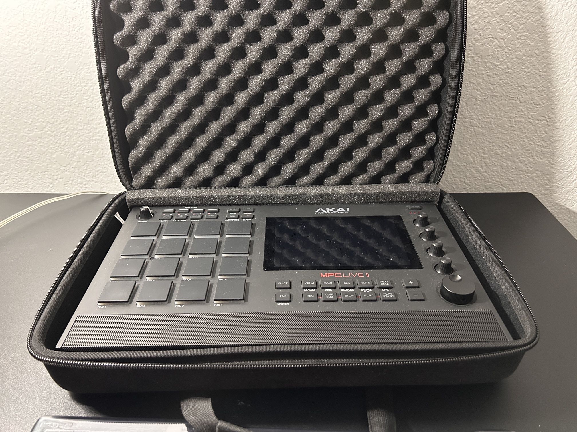 Akai MPC Live 2 with Decksaver Dust Cover and Magma Hard Shell Carry Case
