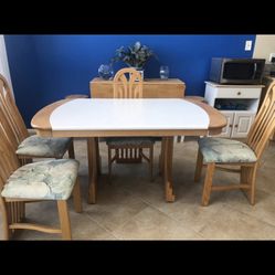 Dining set - Table & Chairs, Sideboard Island