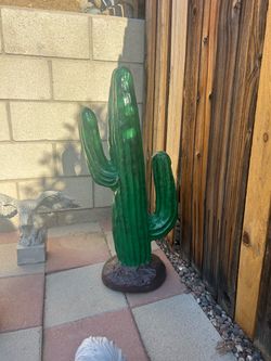 New Cactus Made Out Of Cement