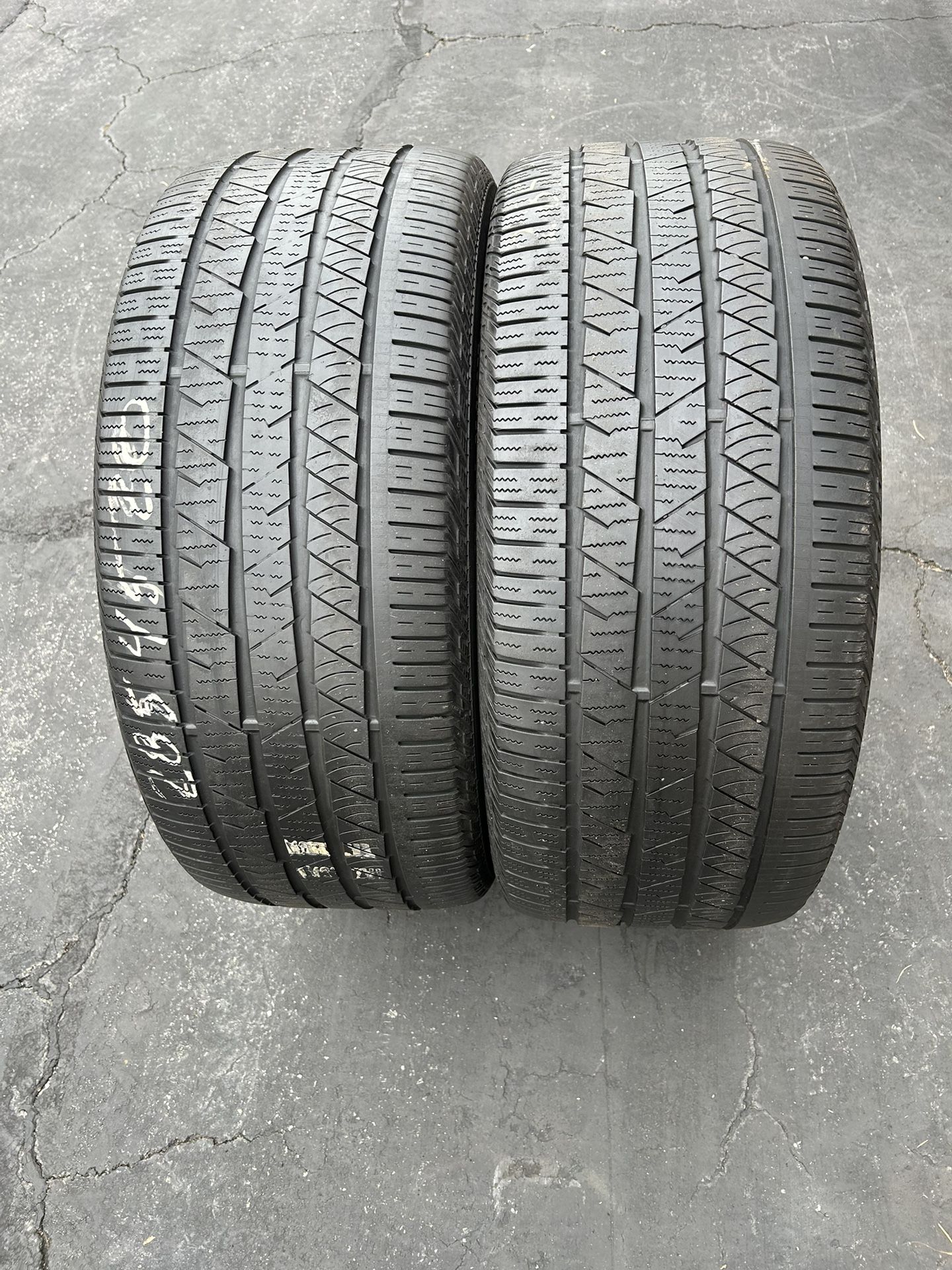 2. Tires. 285. 45. 20. Continental