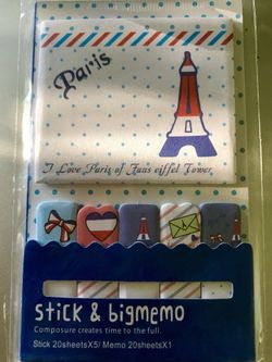 120 Paris Eiffel Tower Bookmarks 📚