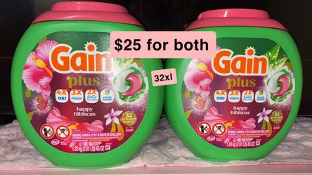 Gain plus happy hibiscus flings 32xl