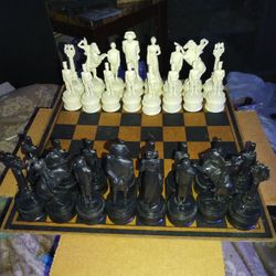 Napoleon Chess Set With 2 Boards Home And Travel 