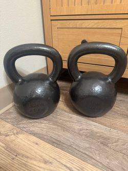 Workout Kettlebells Pair of 53LB