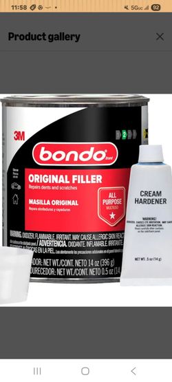 New Fresh Bondo Filler $10