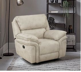 Arlo Sand Color Microfiber Manual Rocker Recliner