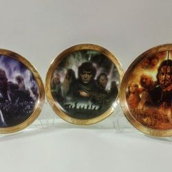 Lord Of The Rings Collector Plates Set Of 3