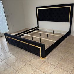Black King Size Bed Frame 