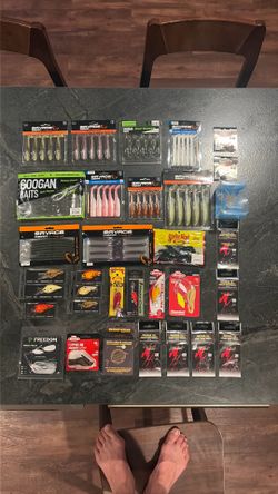 Fishing Lures Soft plastics Hooks Urchins Jigs Spinner baits Crank Baits see pics New