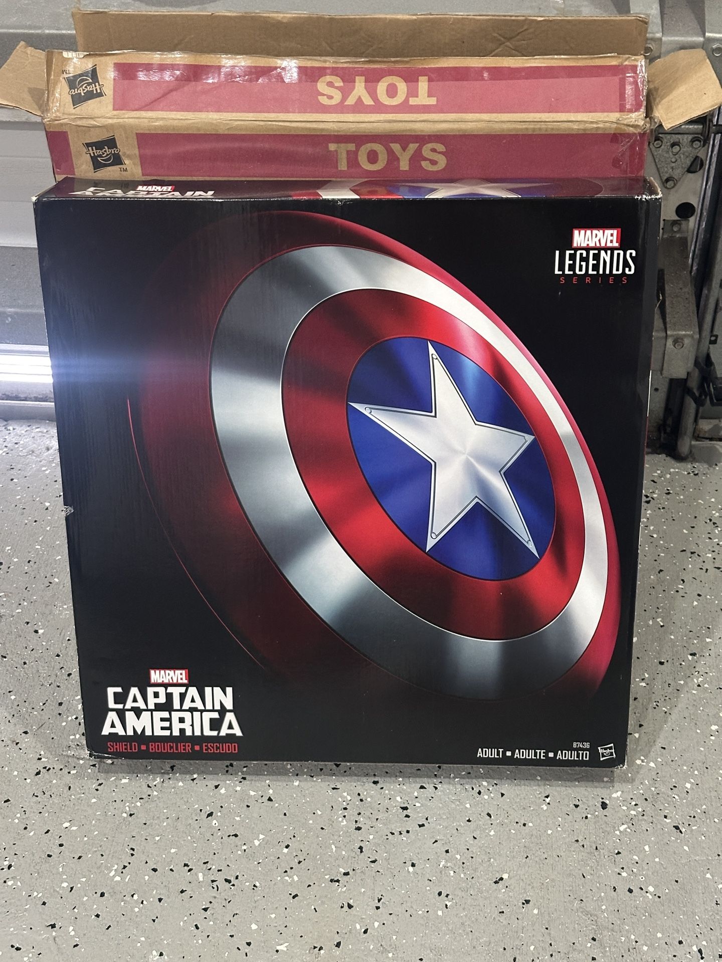 Marvel Legends Captain America Shield Replica