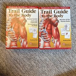 Trail Guide To The Body Flash Cards 5th Edition Volume 1&2
