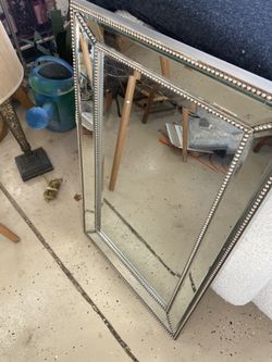 Mirrors. Gold - Silver- White-wood With Shelf P B