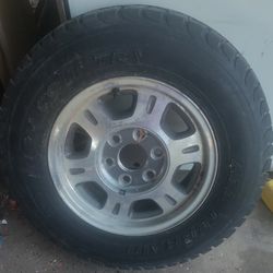 1 Tire With Rim P225/75R16 $65.00  O.B.O