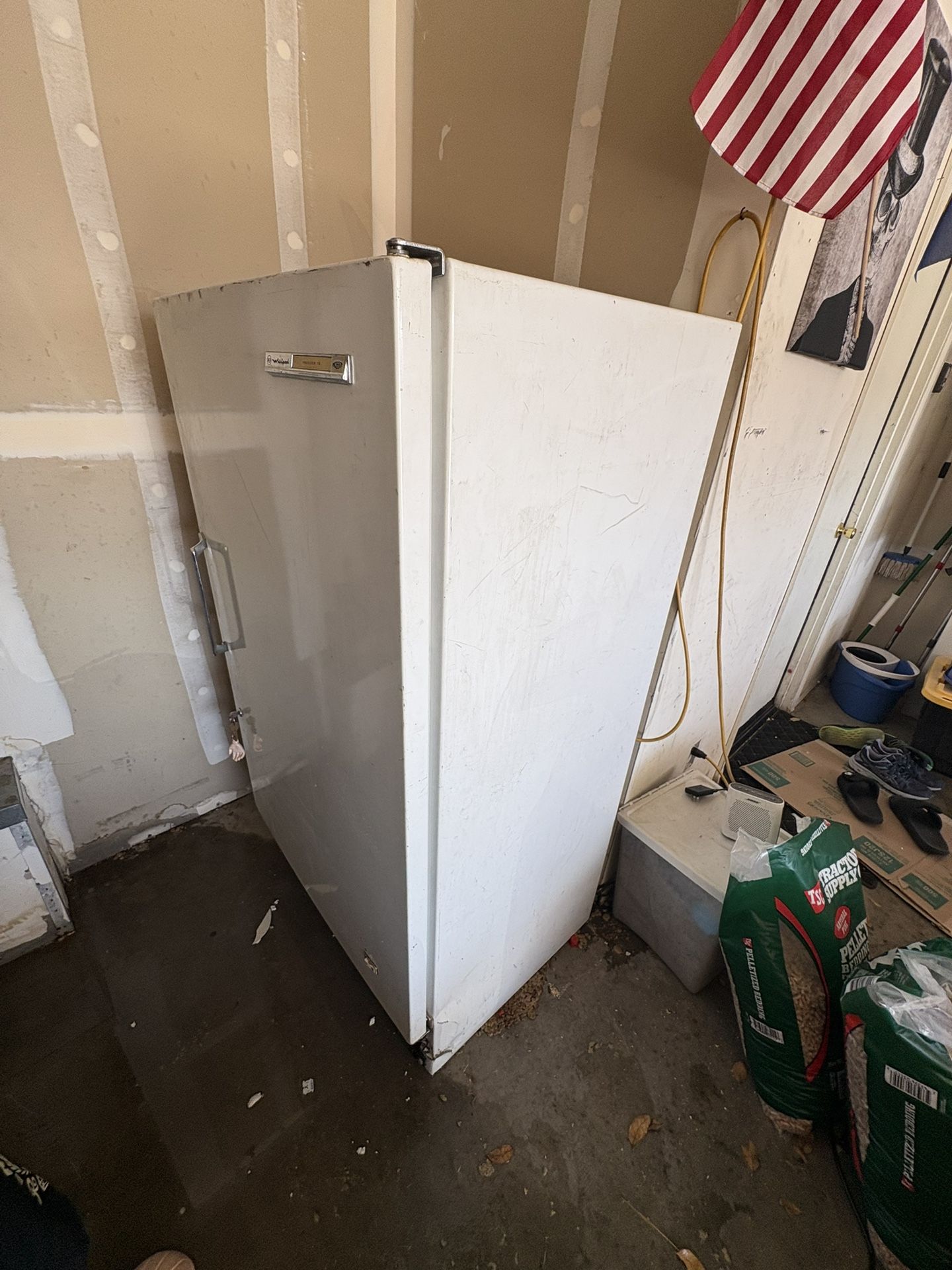 Whirlpool Upright Freezer 13. Must Load And Transport Yourself!