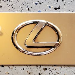 Chrome Lexus License Plate 