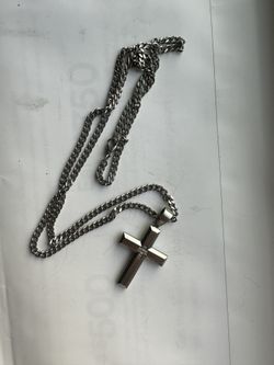 Forged Carbon Cross Pendant