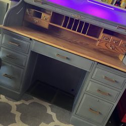 Antique Roll Top Desk 