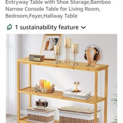 sinwant sofa & console table bamboo model ct10025