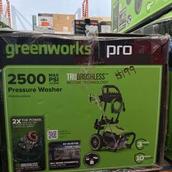 Greenworks 2500PSI Pressure Washer