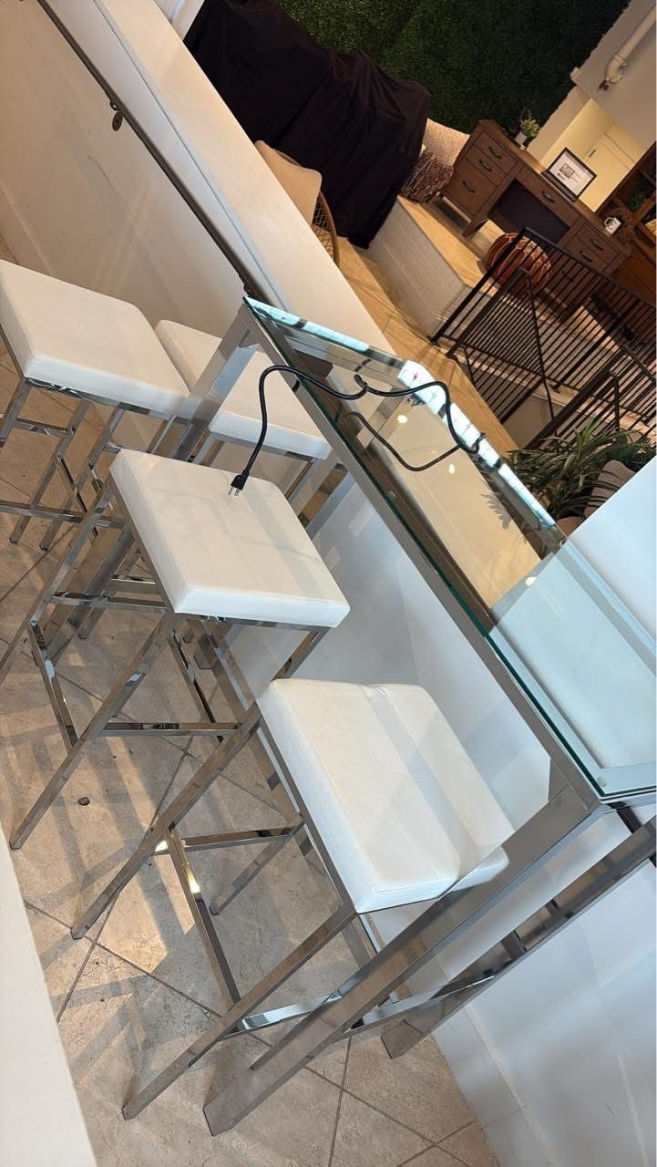 Bar Height Table Abs Stools