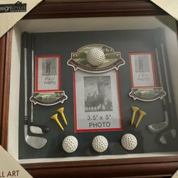 Framed Golf Picture