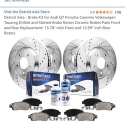 Drilled/slotted Brake Rotor/pad Set 