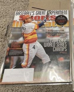 2014 Sports Illustrated George Springer Original Prediction Issue