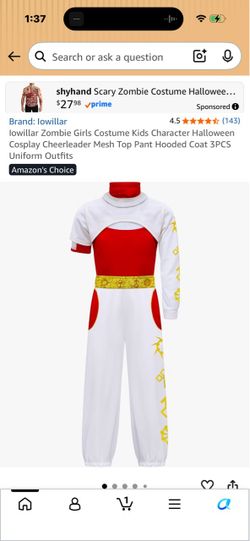 Disney ‘s Nova Zombies “DayWalker” Costume