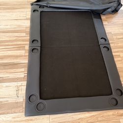 Foldable Poker Table Too With Cup Holder